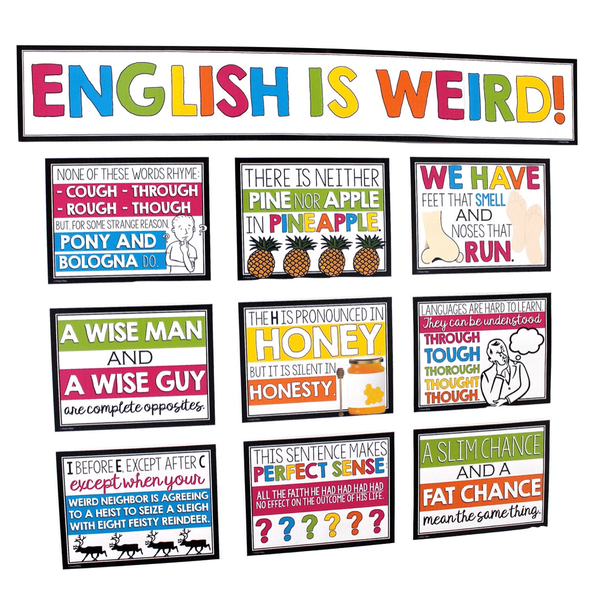 English is Weird Posters