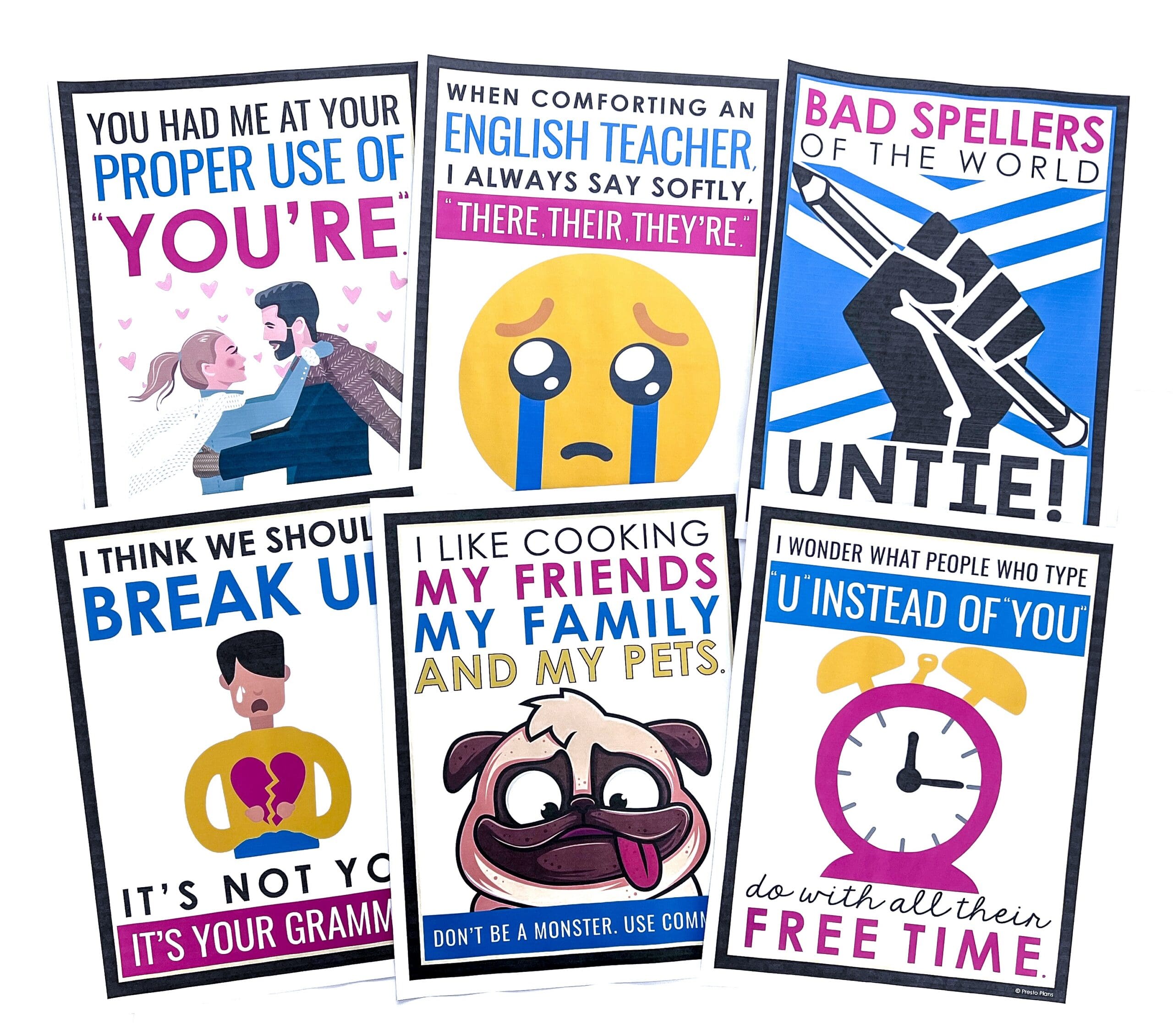 Funny Grammar Posters