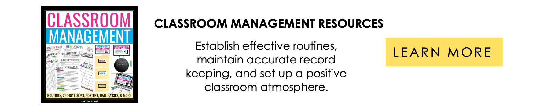 Classroom Management Resources