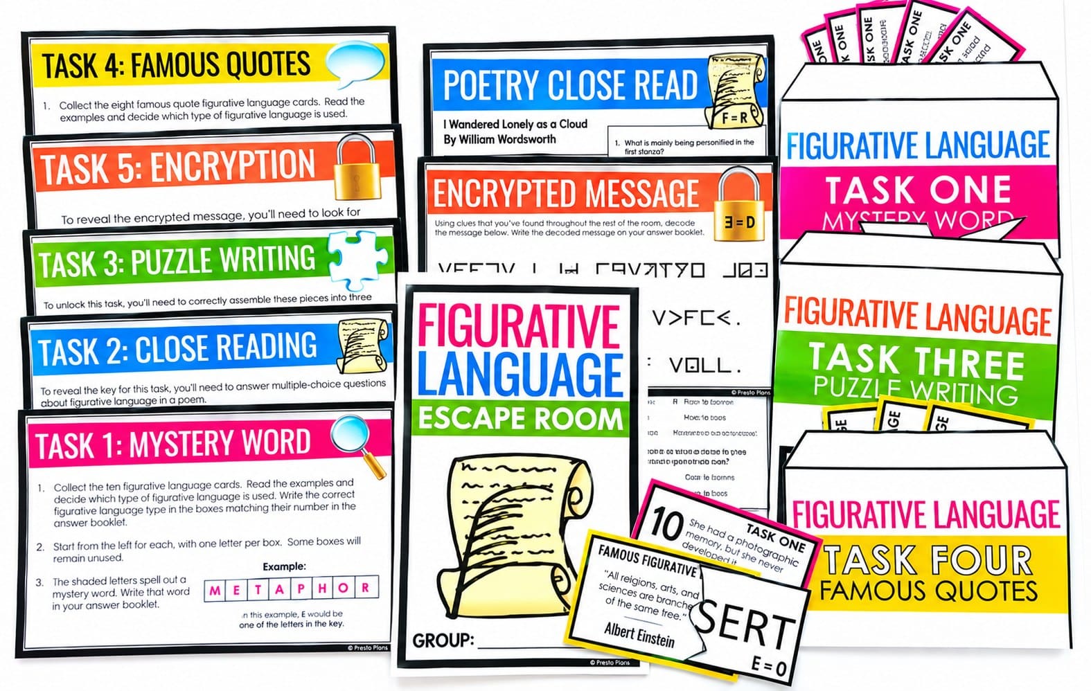 Figurative Language Escape Room