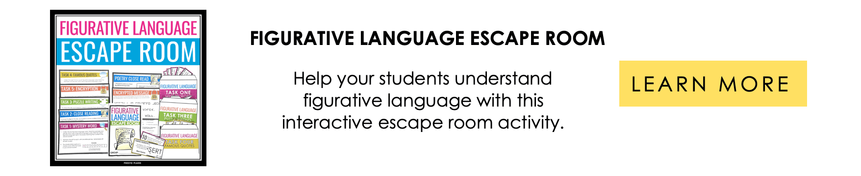 Figurative Language Escape Room