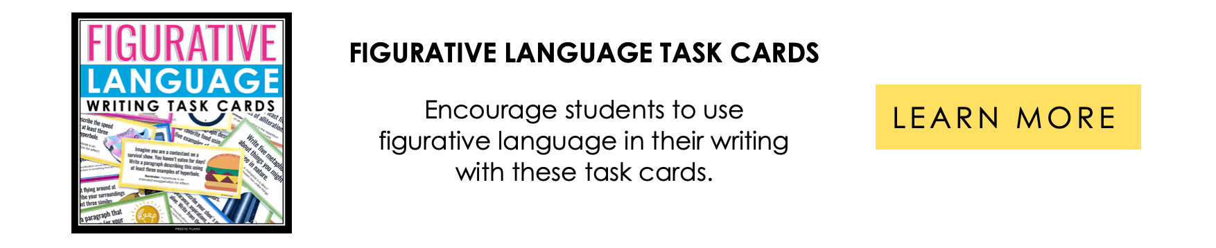 Figurative Language Task Cards