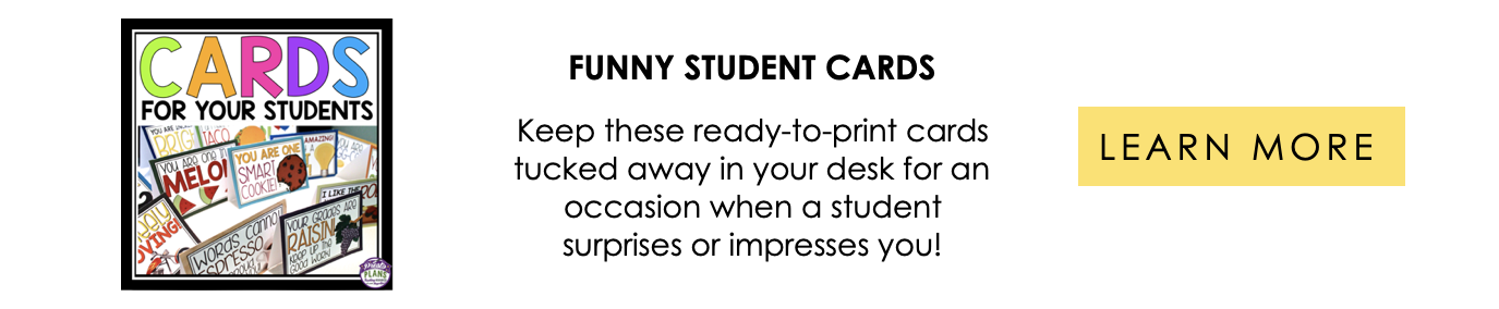 Funny Student Cards