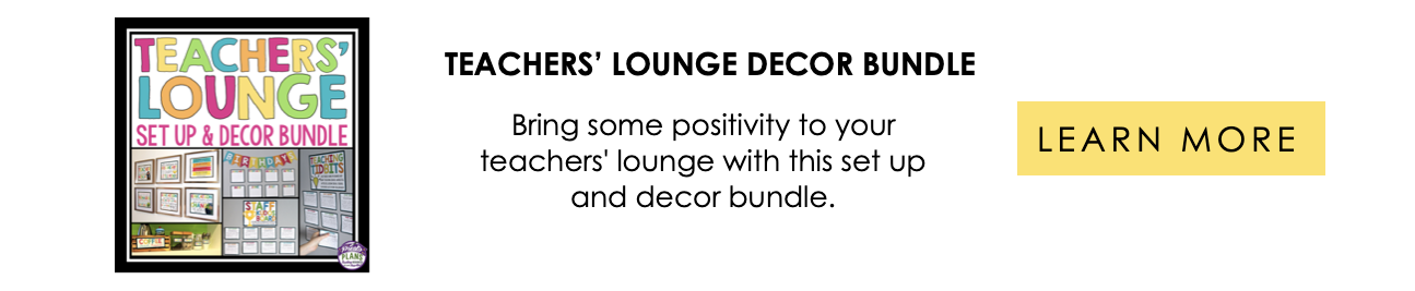 Teachers' Lounge Decor Bundle