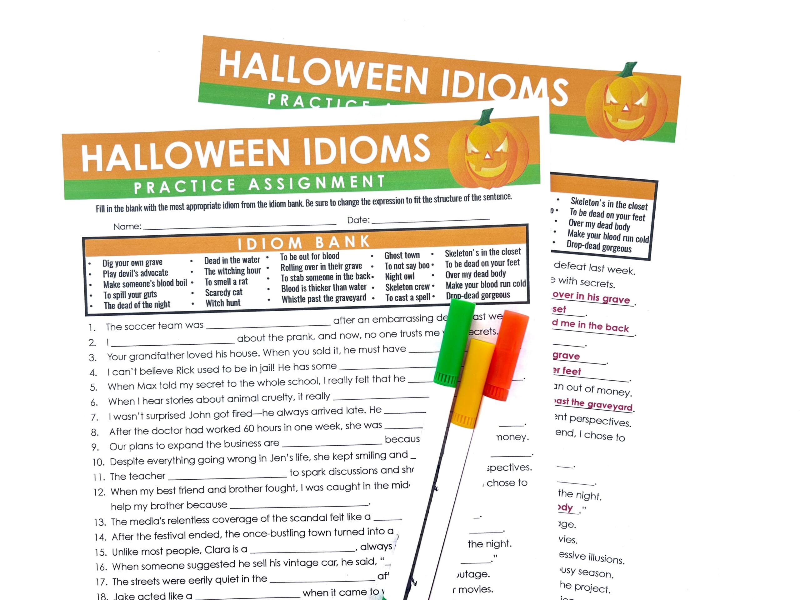 7 Creative Activities to Teach Idioms - Presto Plans