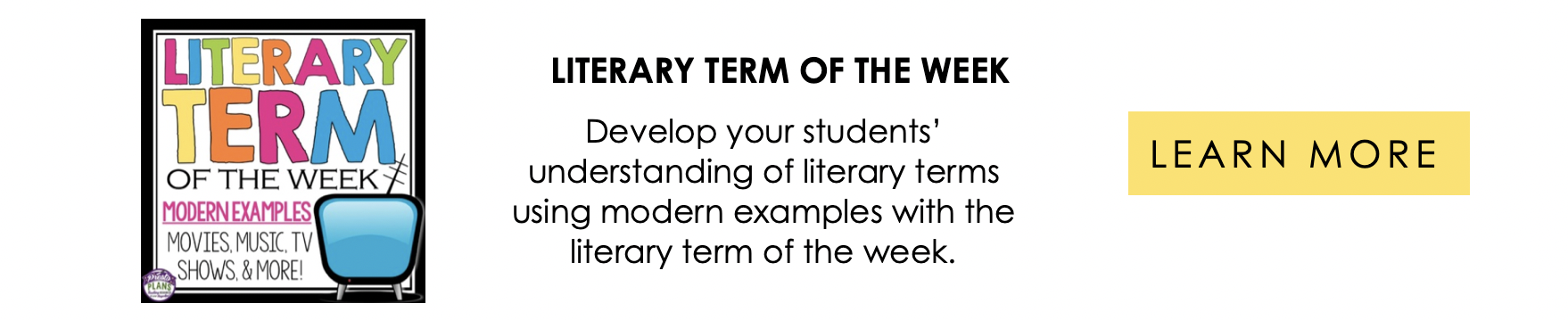 Literary Term of the Week Shop This Post