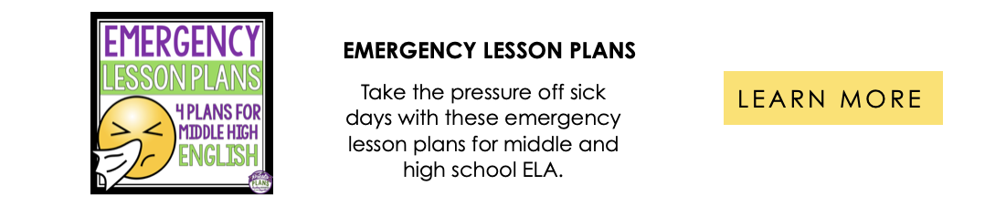 Emergency Lesson Plans