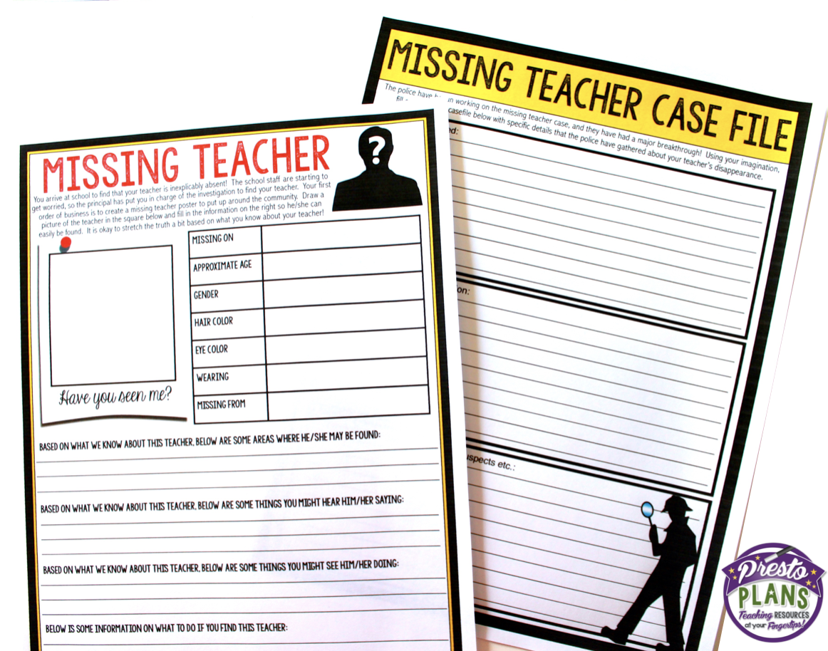 Missing Teacher Case File