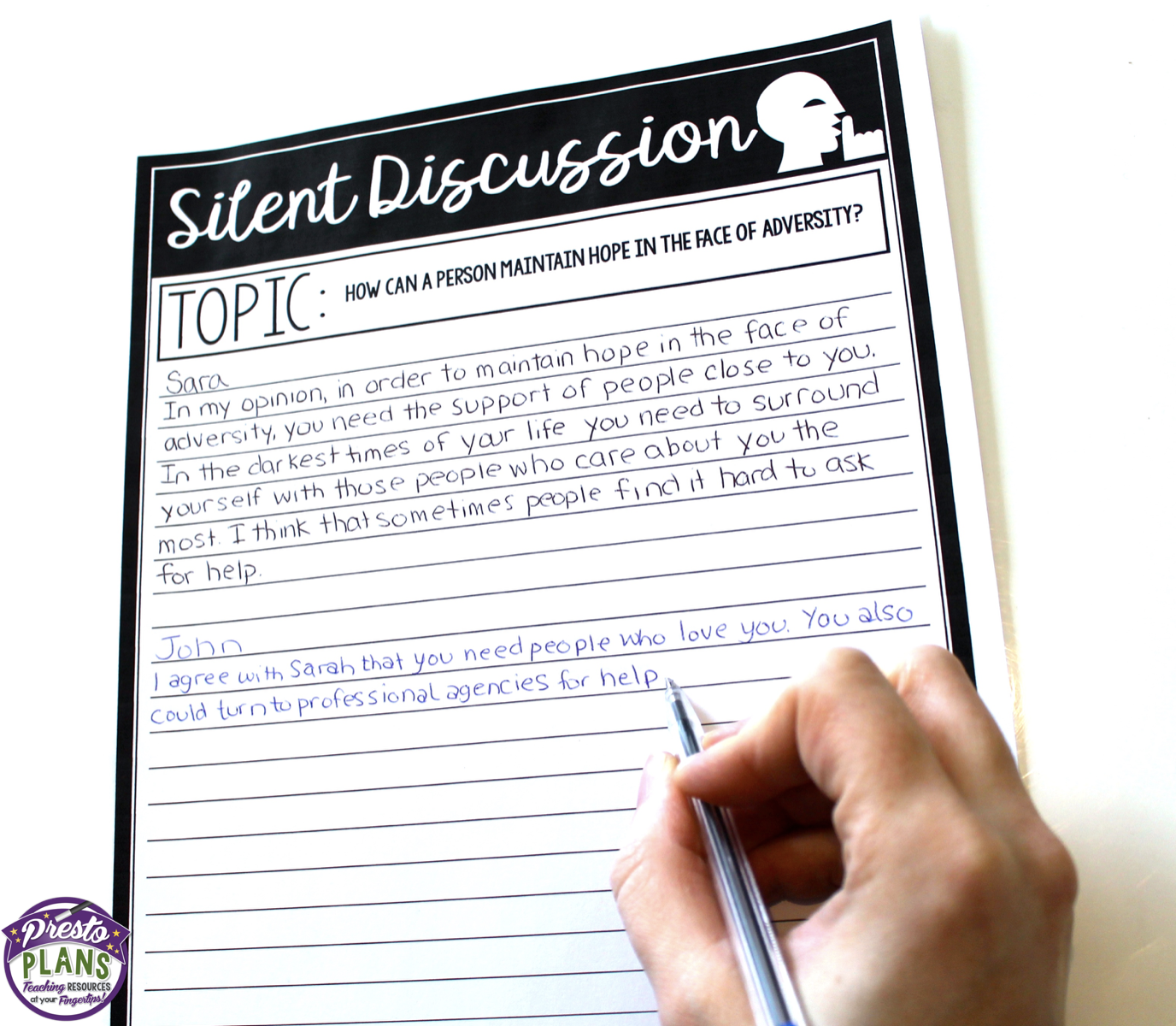 Silent Discussion Activity