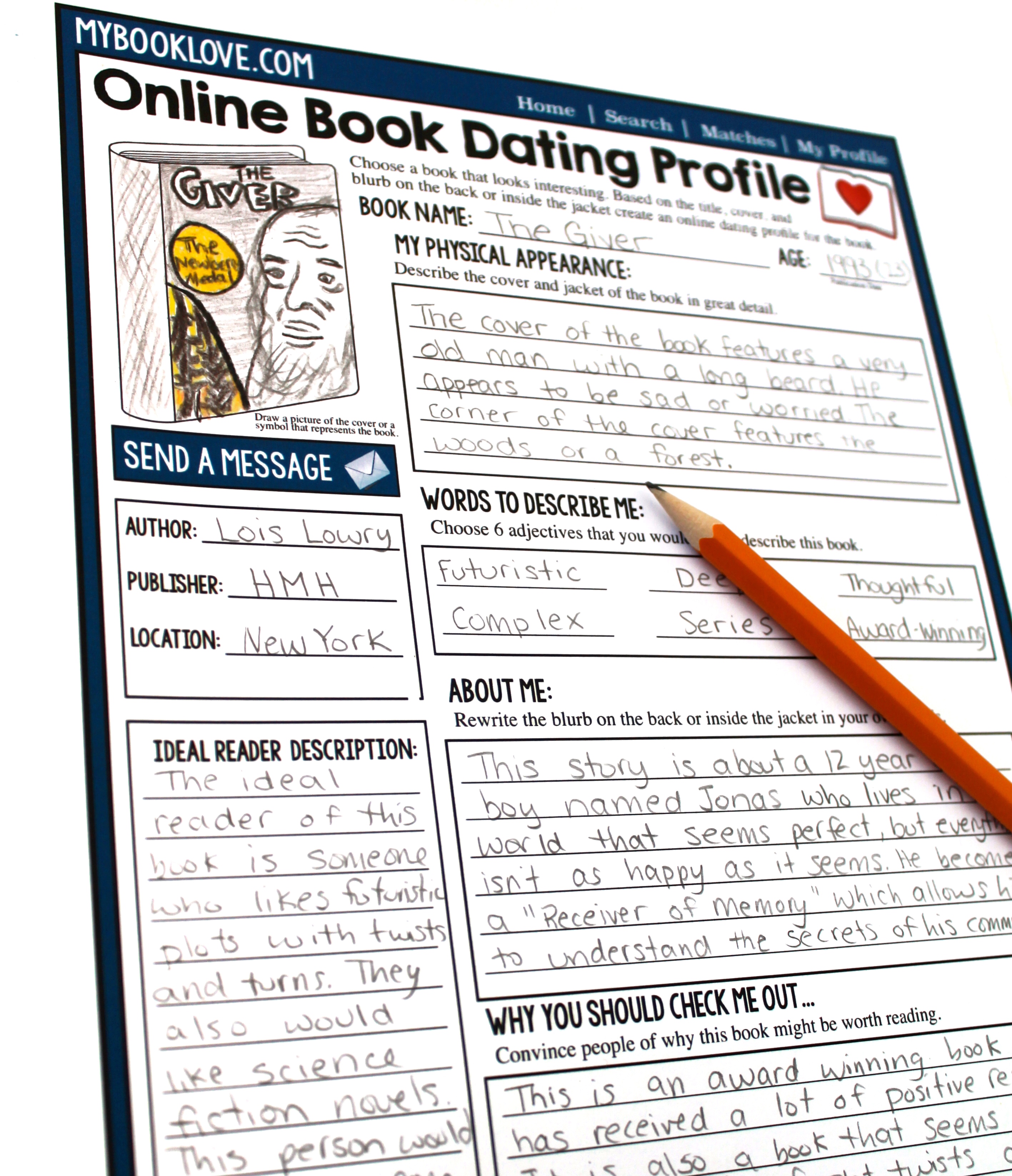 Independent Novel Dating Profile