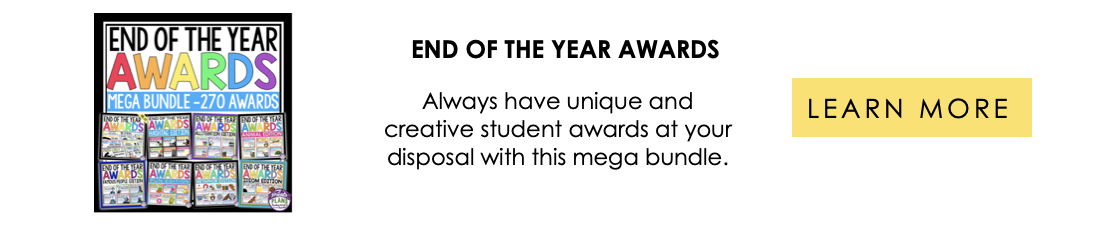 End of the Year Awards Bundle