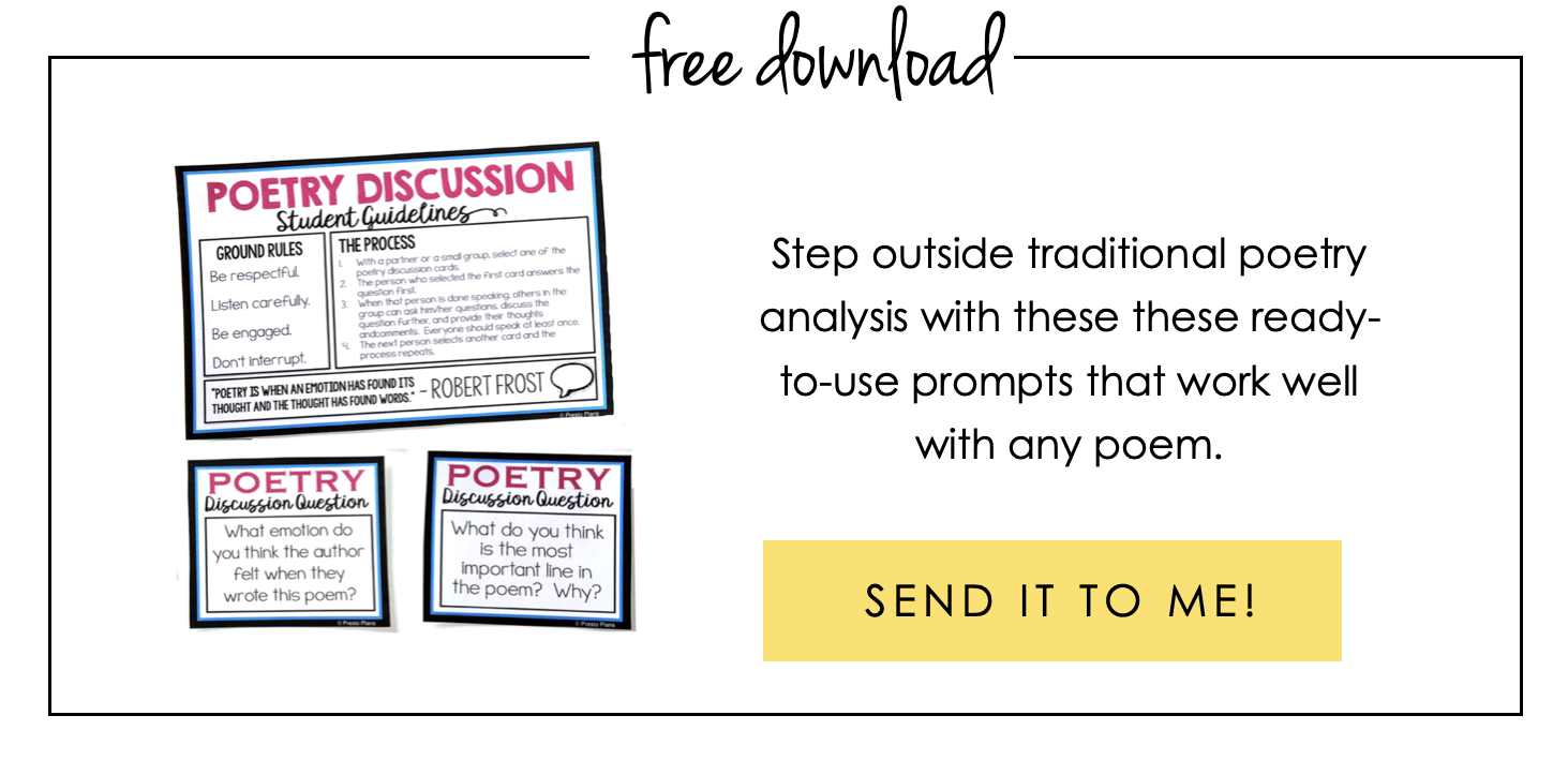 Poetry Discussion Questions Free Download