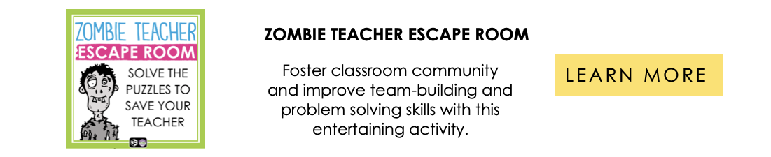 Zombie Teacher Escape Room