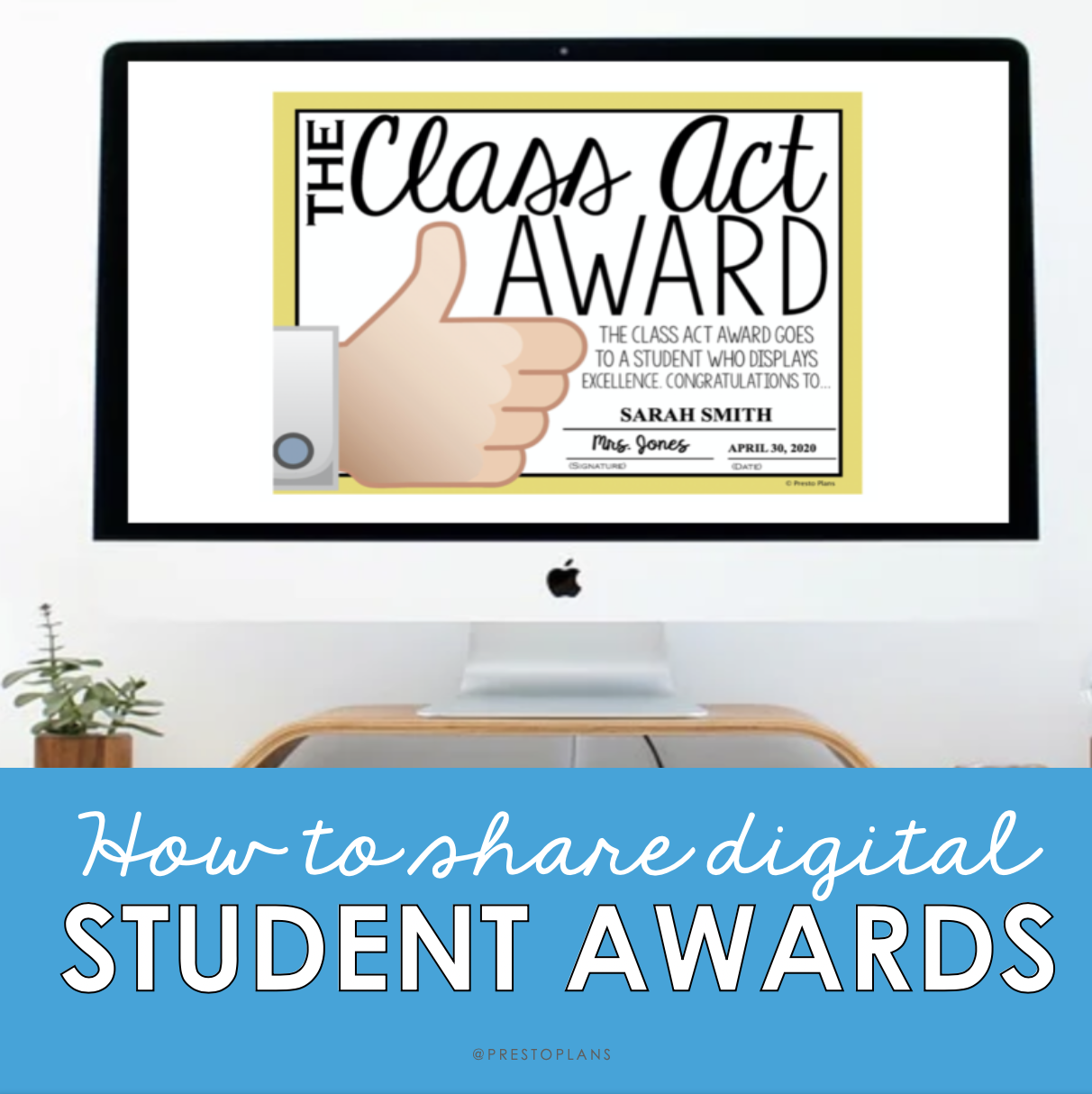 Sharing student awards digitally