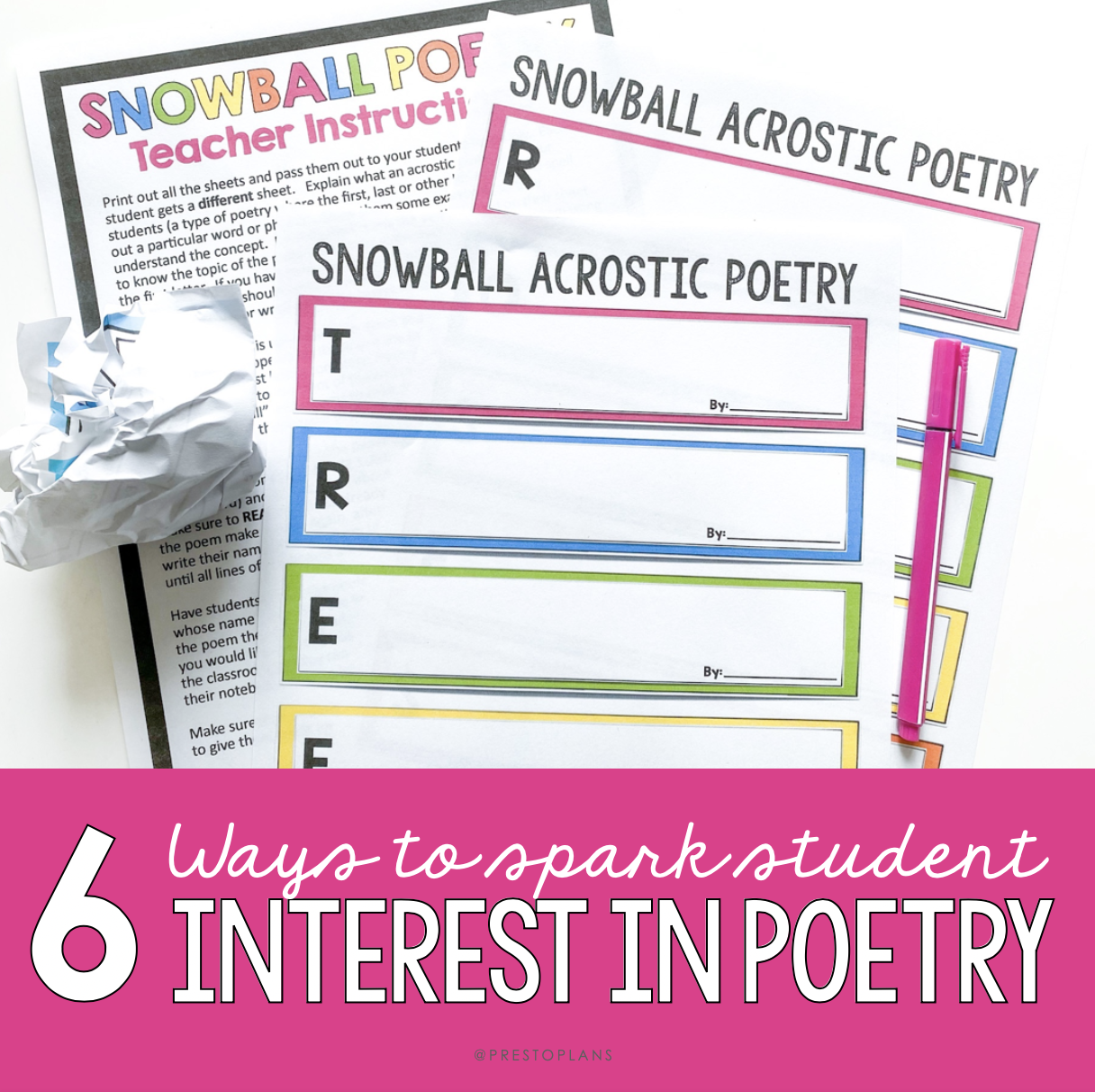spark student interest in poetry