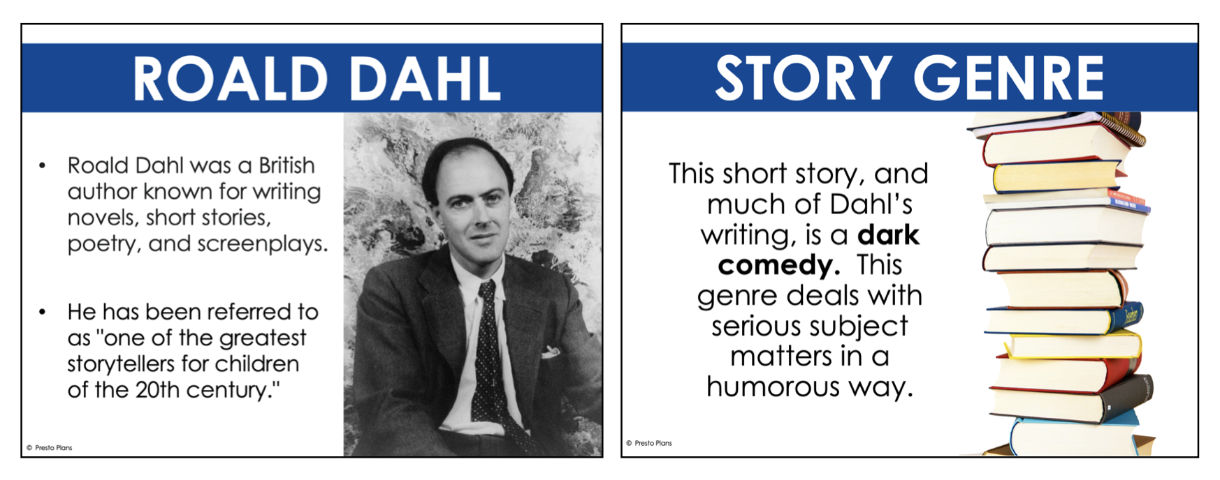 Roald Dahl Author Biography Slideshow