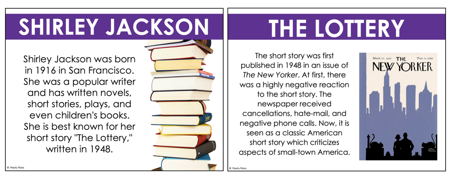 Shirley Jackson Author Biography Presentation