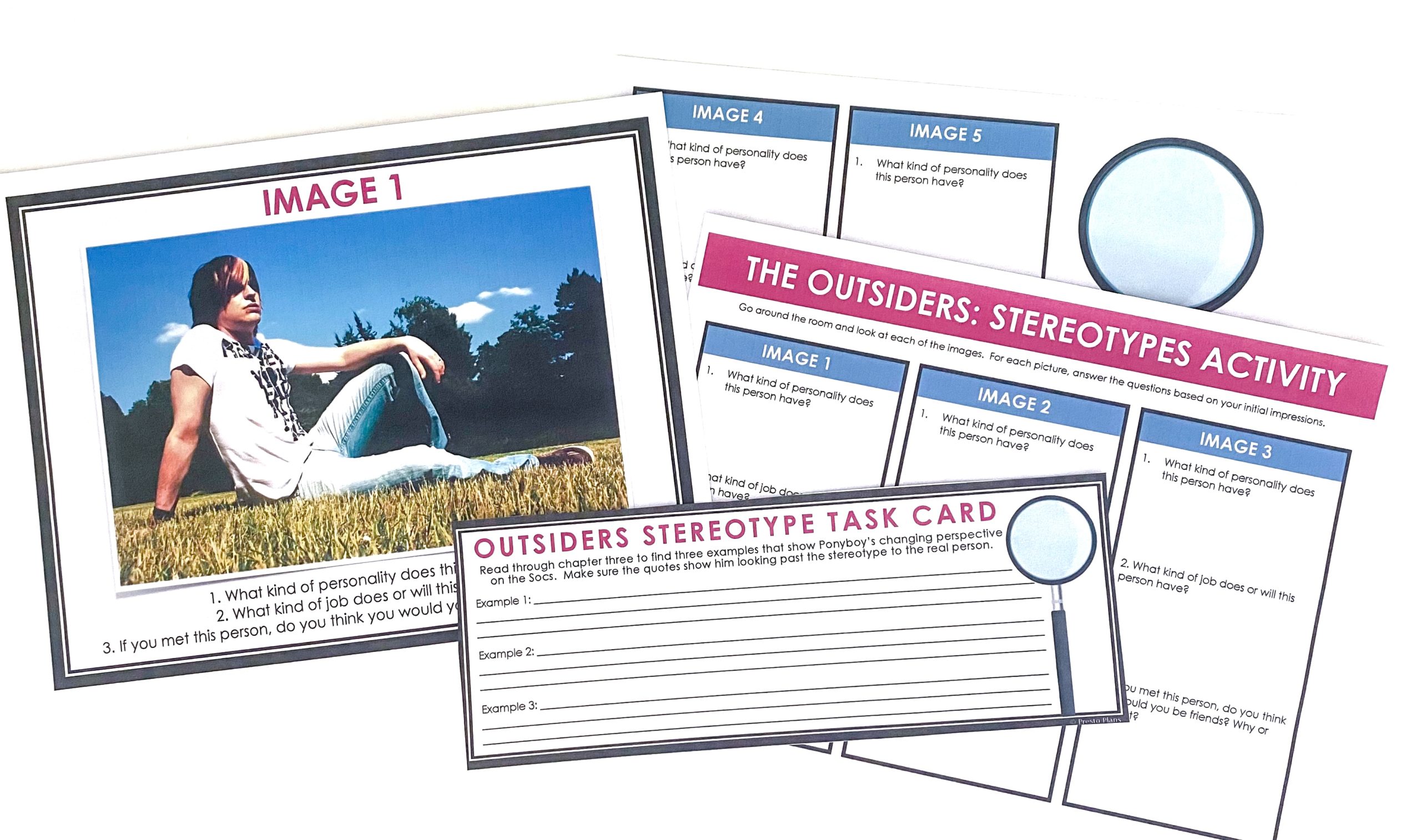 Outsiders Stereotypes Activity