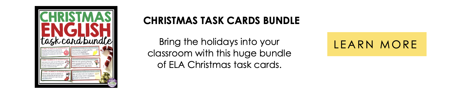 Christmas Task Cards Bundle Shop This Post