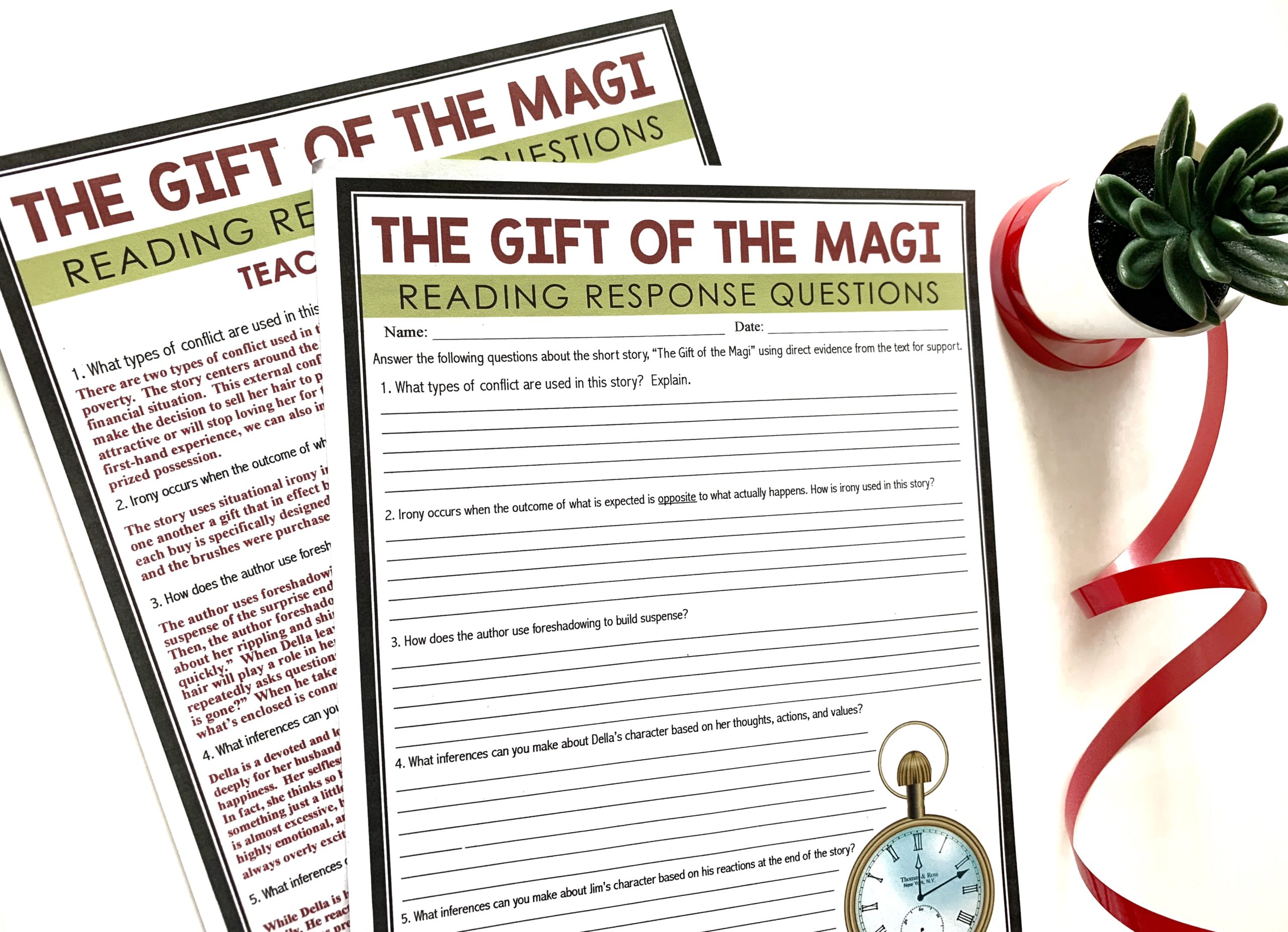 Teaching The Gift of the Magi Analysis Questions