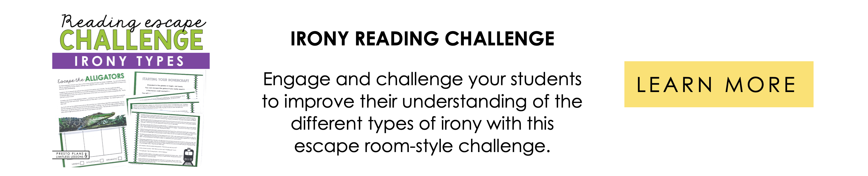 Irony Reading Challenge Shop This Post