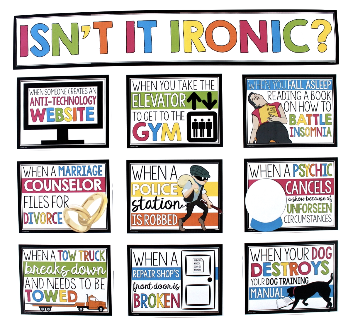 situational irony examples for kids