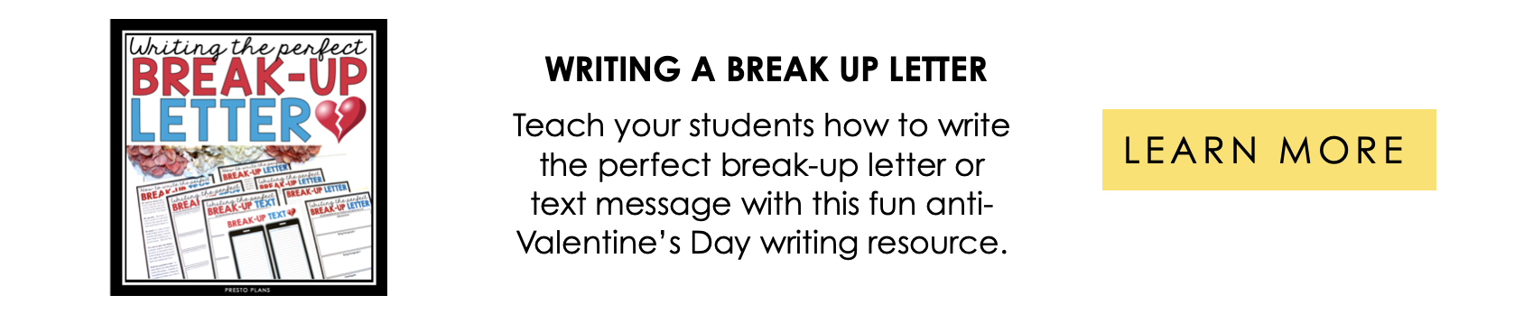 Writing a Break Up Letter Shop This Post