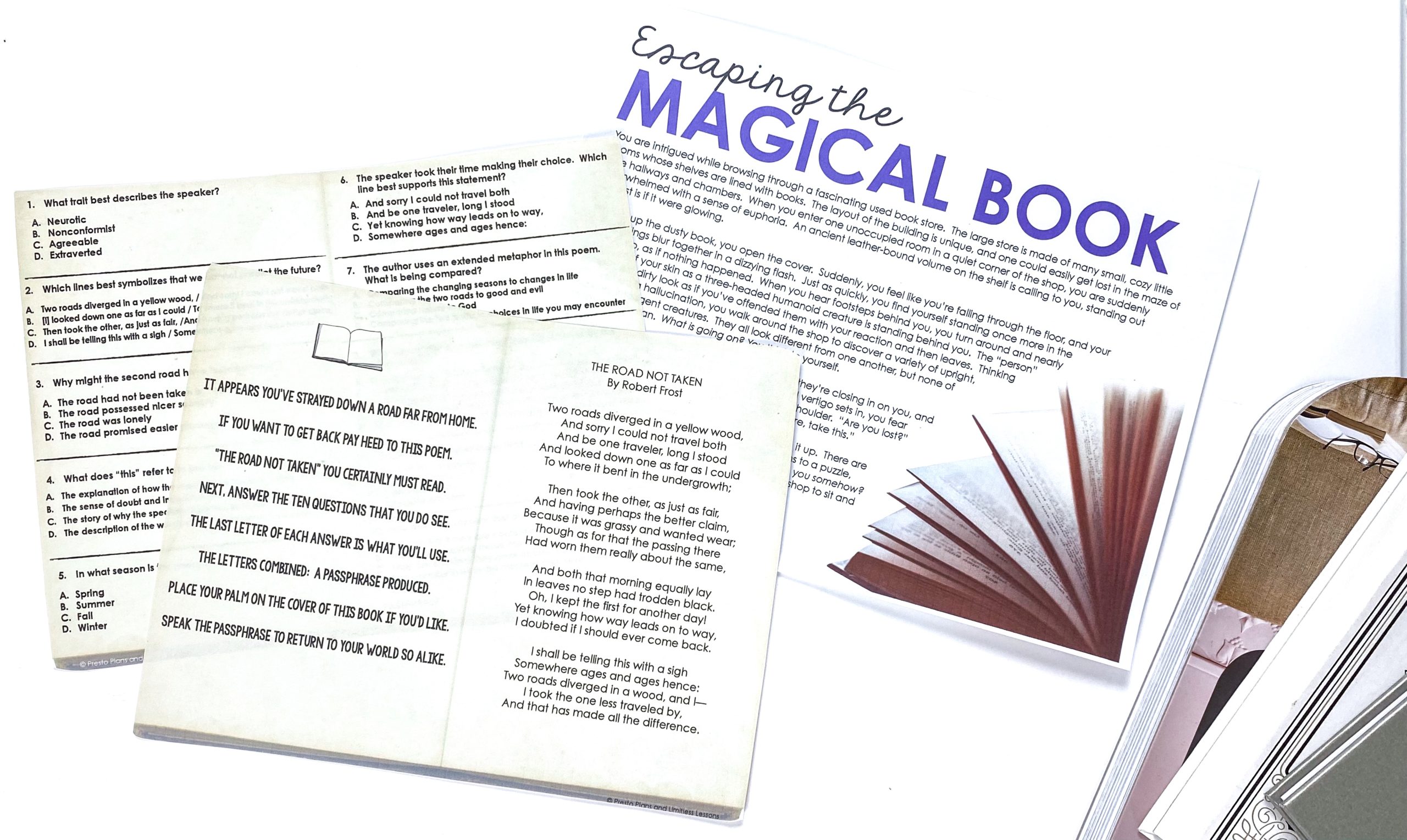 Escaping the Magic Book Collaborative Poetry Challenges