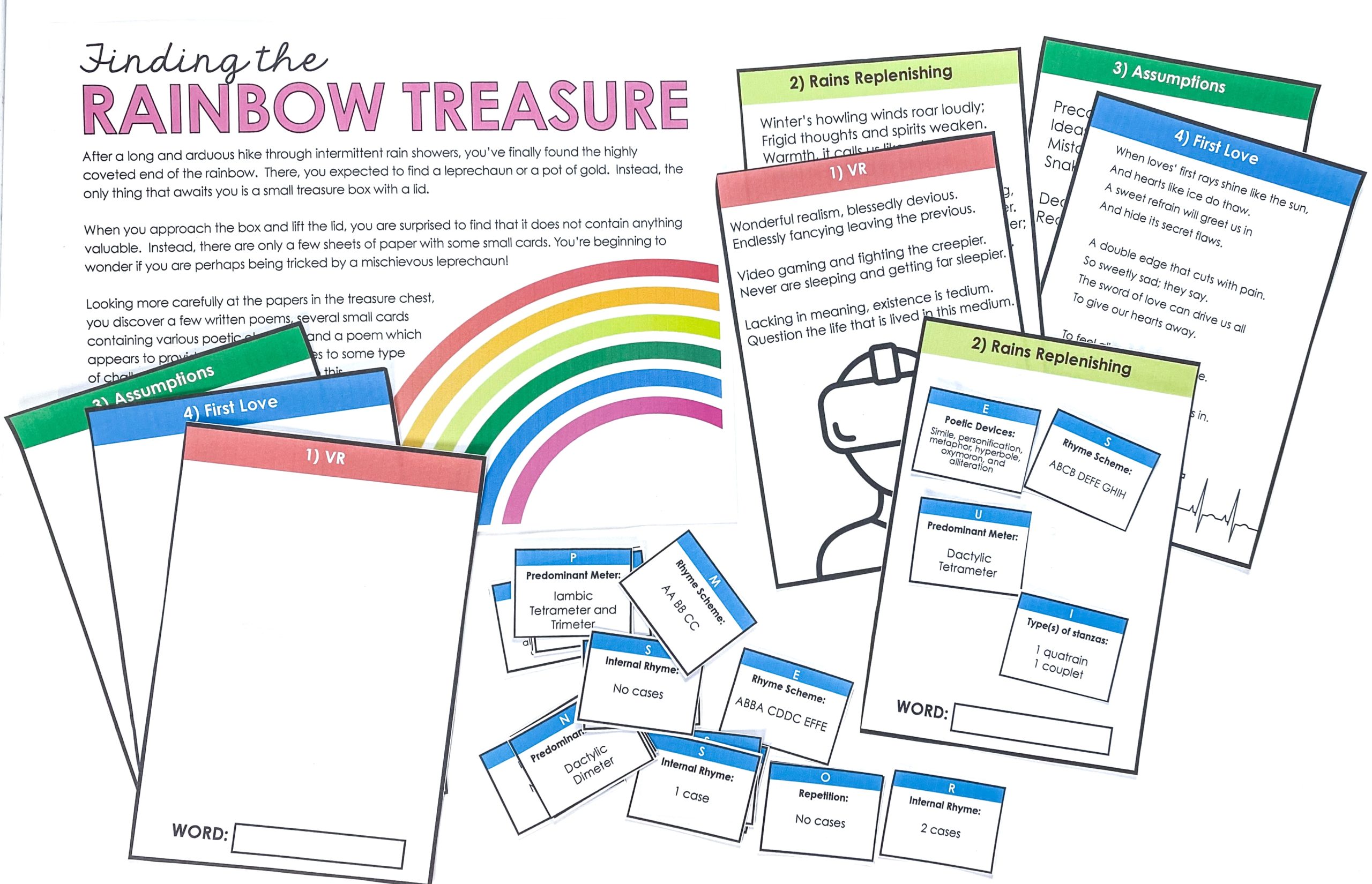 Finding the Rainbow Treasure Collaborative Poetry Challenge