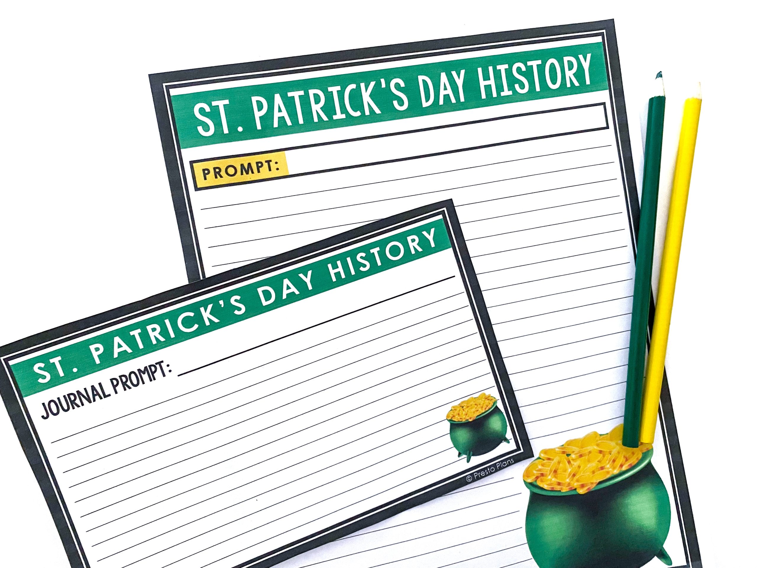 St Patrick's Day History ELA Resource