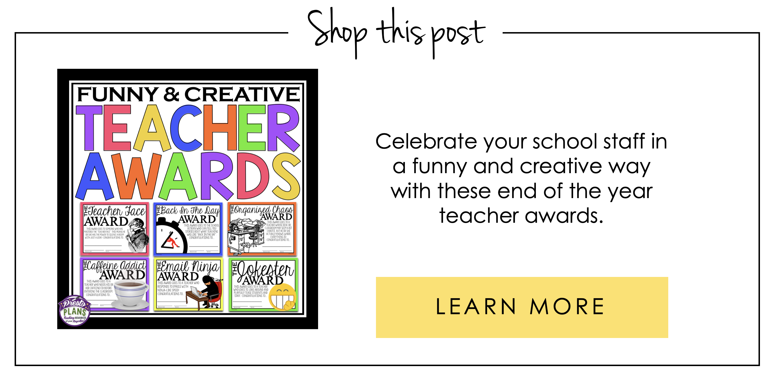 5 Awards that Most Teachers Should Receive Shop This Post