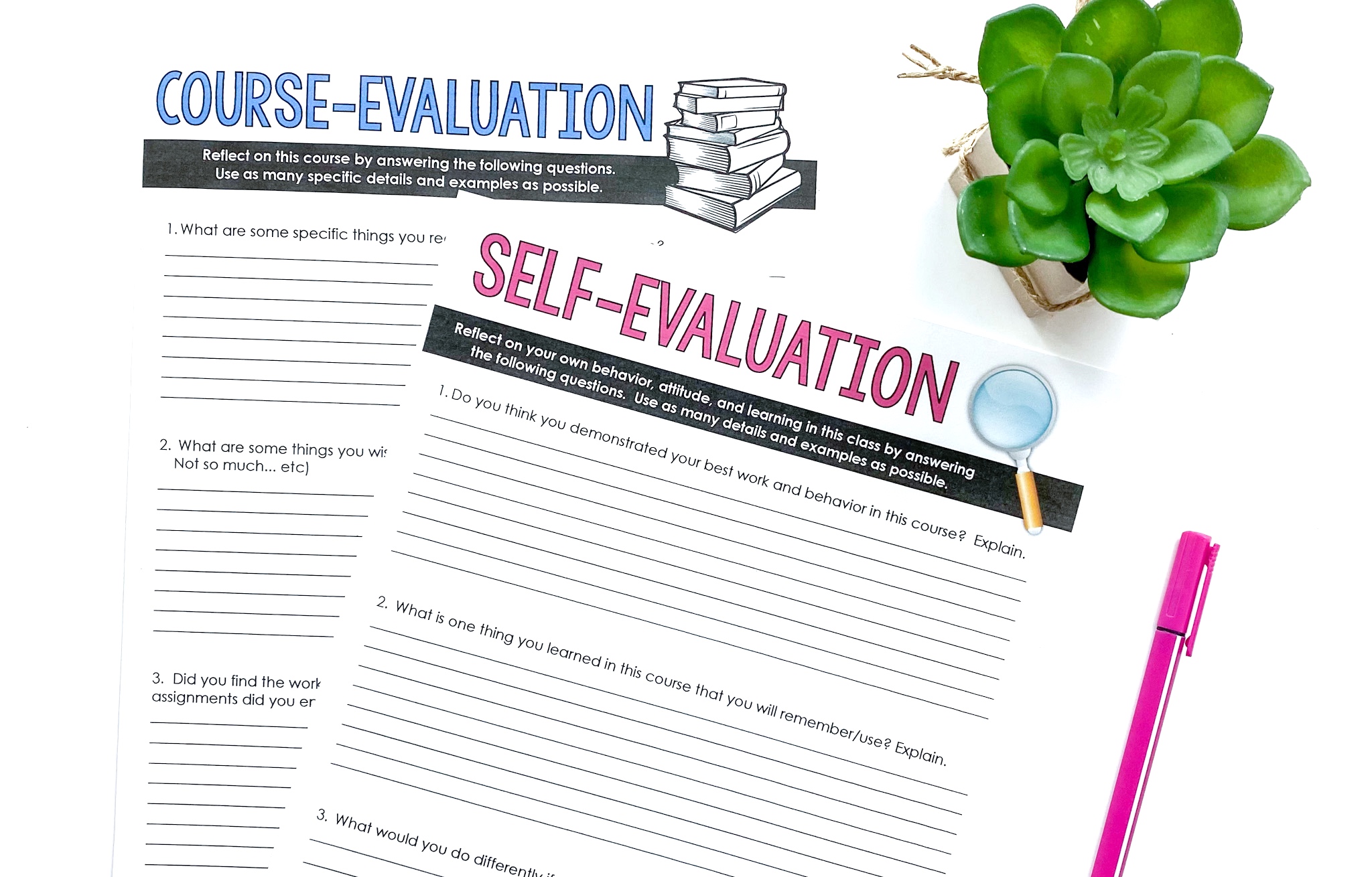 End of the Year Course and Self Evaluation