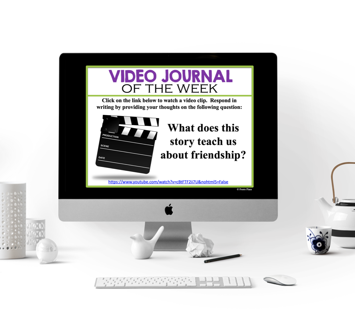 Engage Reluctant Writers with the Video Journal of the Week Resource
