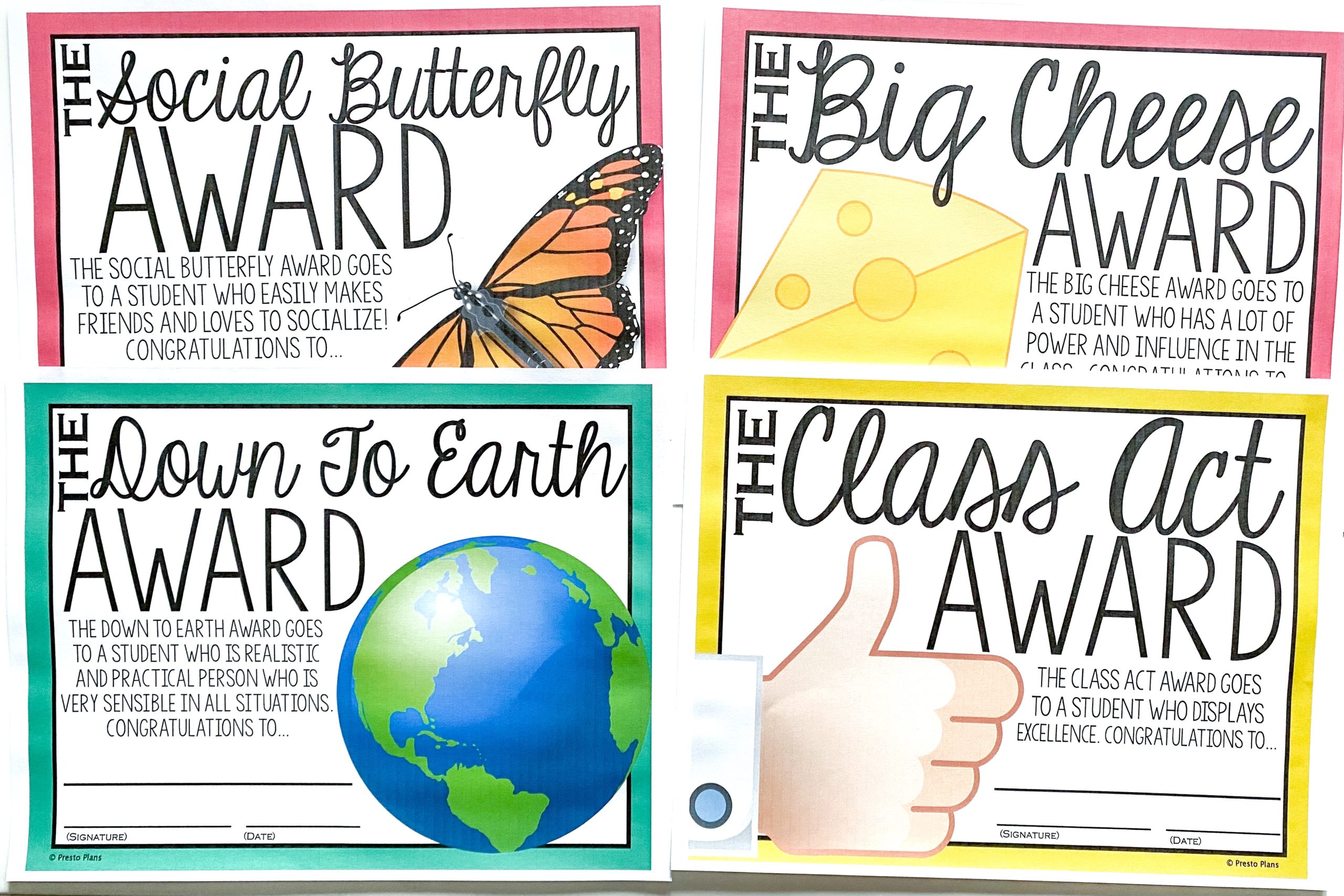 Use Awards to Celebrate Middle School ELA Students the Last Week of School