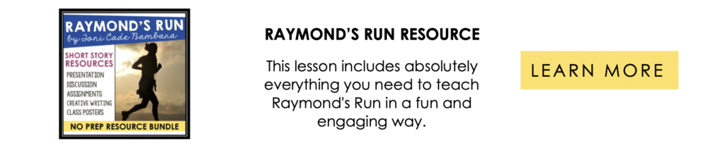 Learn More about Raymond's Run ELA Short Story Resource