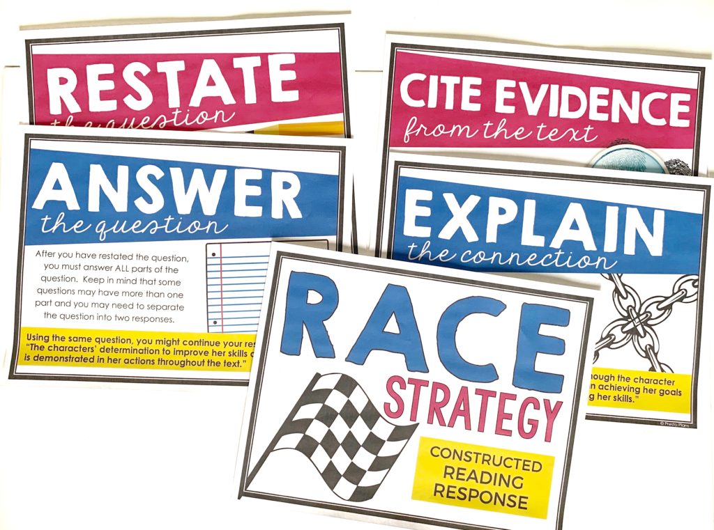 Teaching RACE Constructed Response Strategy through Raymonds Run