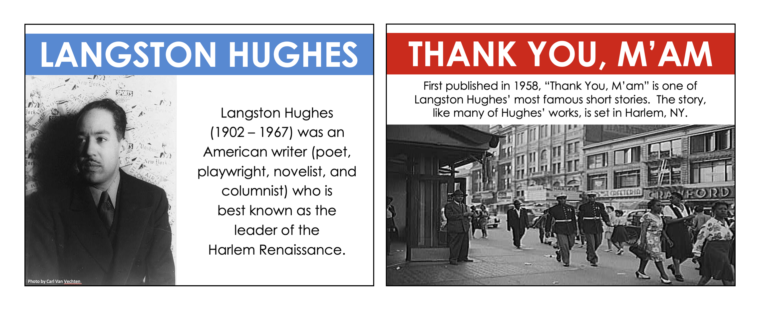 Teaching Thank You Maam By Langston Hughes Presto Plans