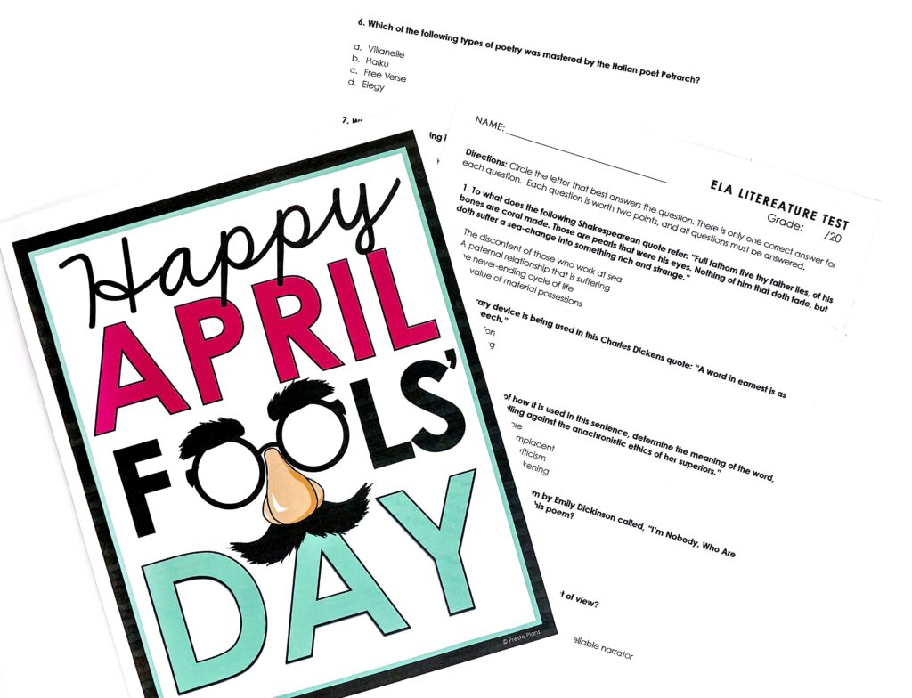 Engage students with this April Fools Day history, prank, and nonfiction lesson