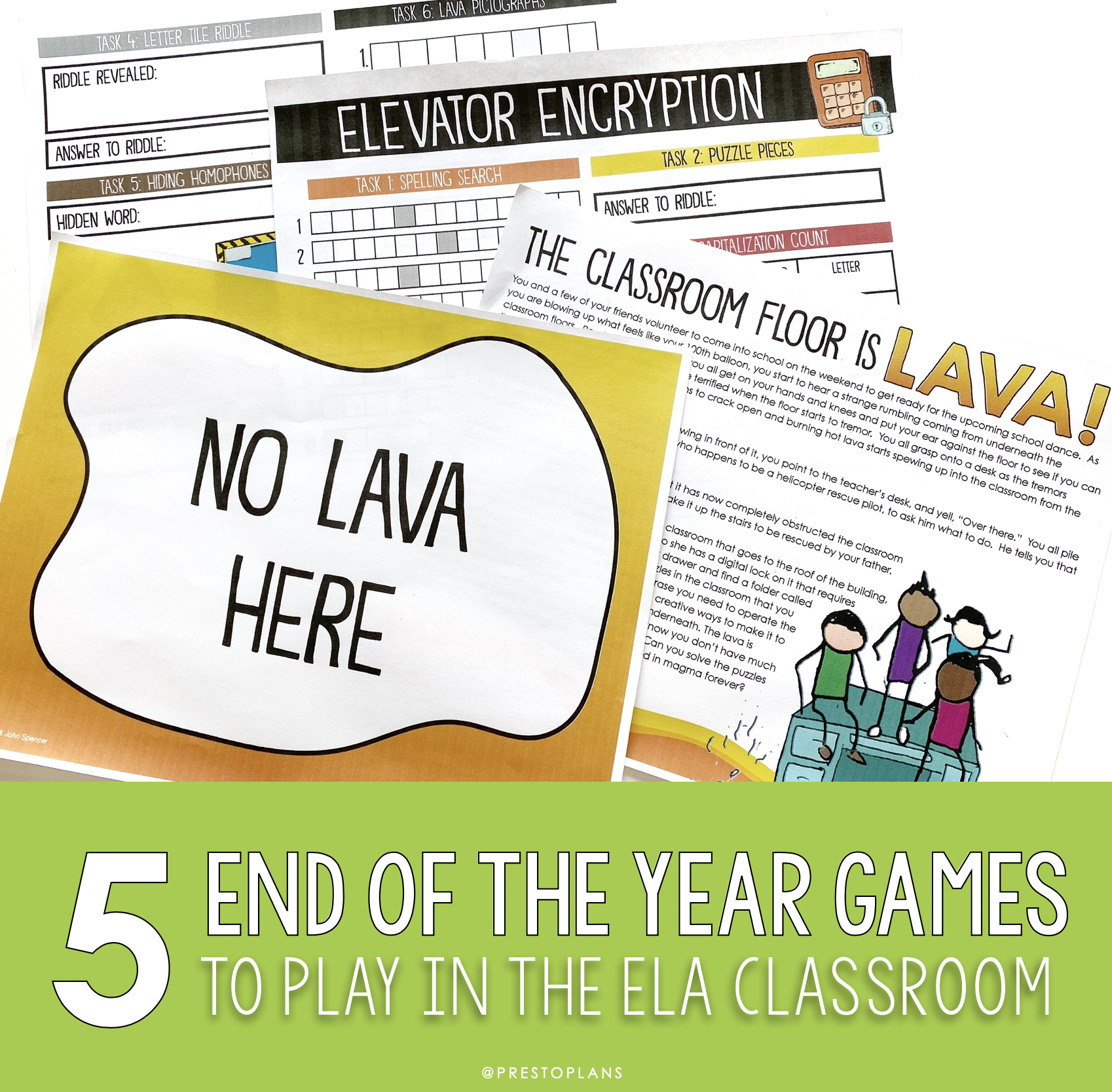 5 End of the Year Games to Play in ELA