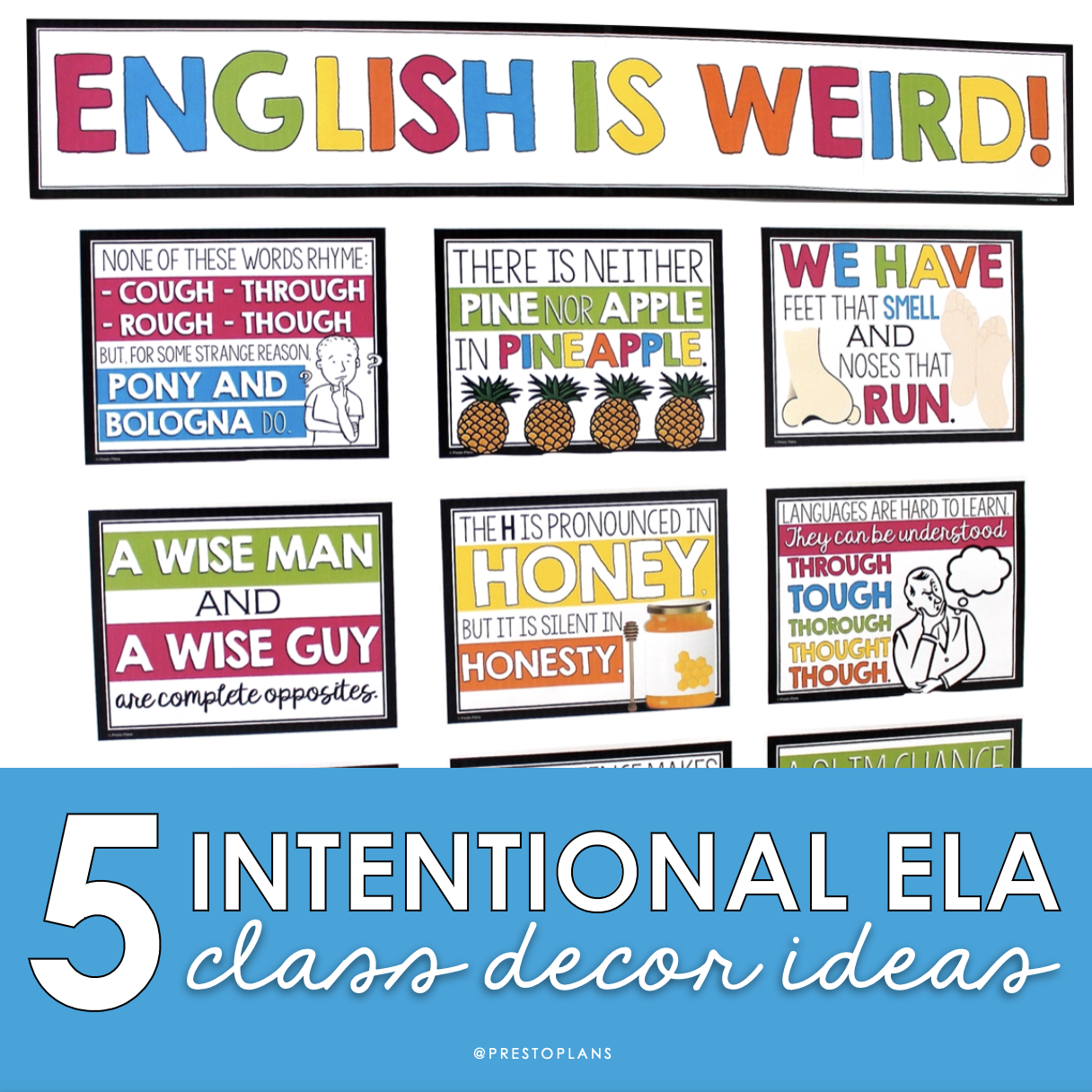 5 ELA Classroom Decor Ideas