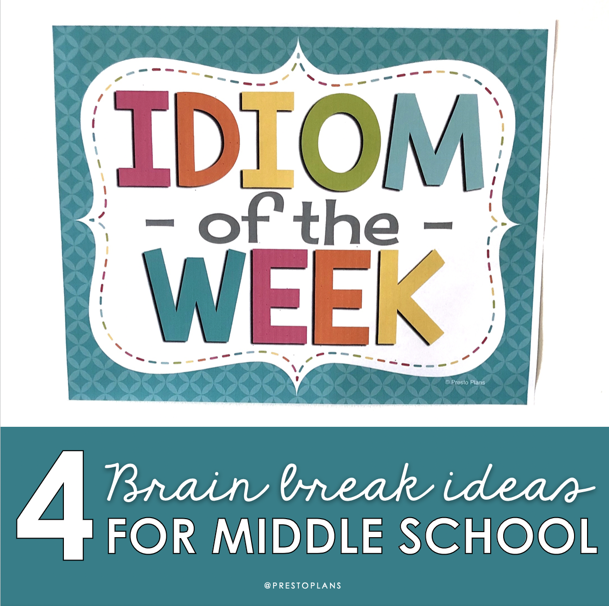 4 Brain Break Ideas for Middle School