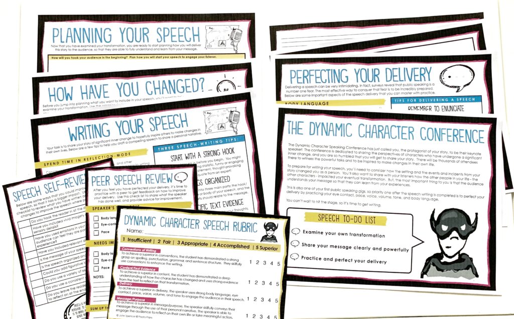 Take a fresh approach to teaching characterization with these creative activities.