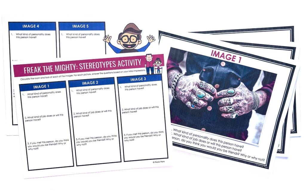 Take a creative approach to teaching Freak the Mighty with an activity that encourages students to think carefully about stereotypes.